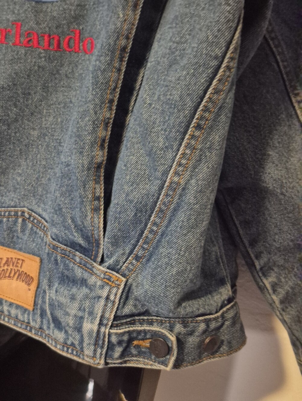 Vintage 90s Jean Jacket M - Picture 8 of 9